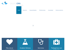 Tablet Screenshot of centromedicoarganda.com